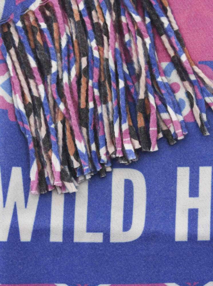 💕 Zwillingsherz Schal "Emelie" Royalblau