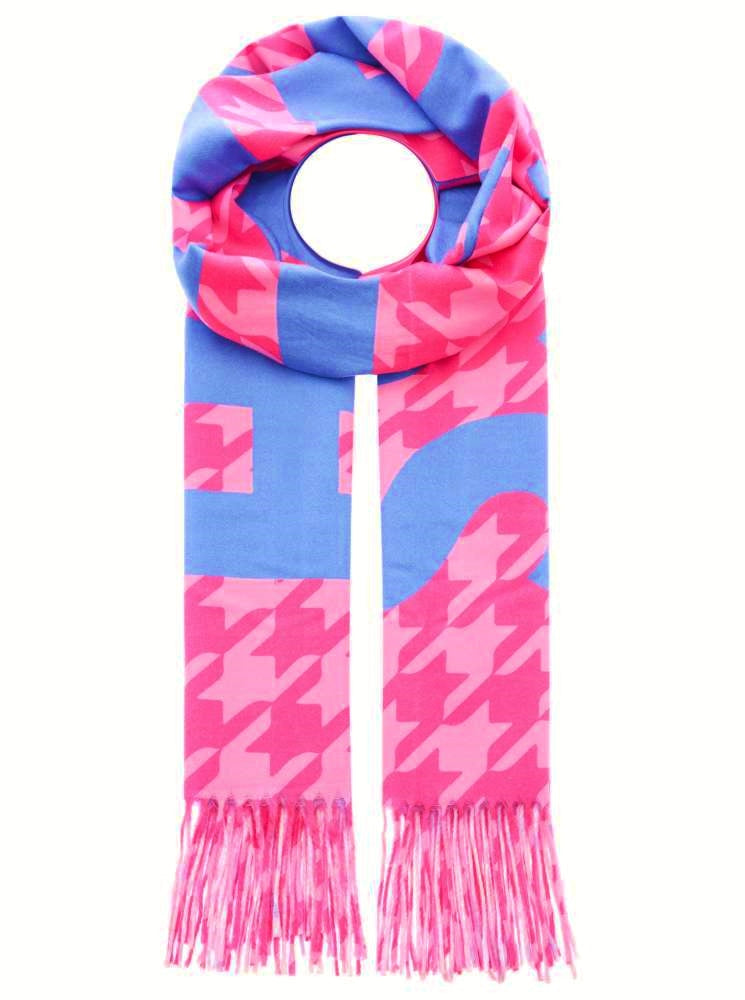 💕 Zwillingsherz Schal ZH "Happiness & Smile" Blau