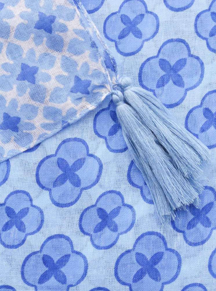 💕 Zwillingsherz Schal Tuch "Kimi" Blau