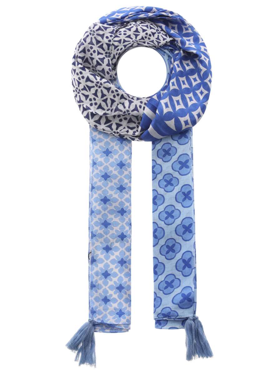 💕 Zwillingsherz Schal Tuch "Kimi" Blau