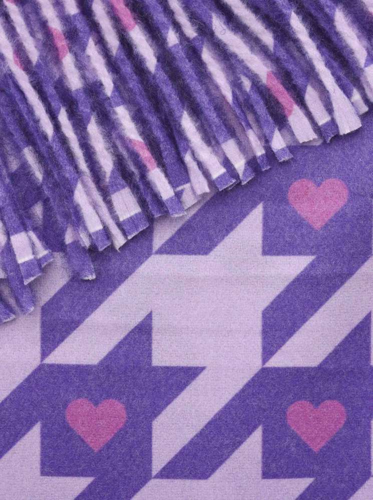 💕 Zwillingsherz Schal "Konstantina" Lila