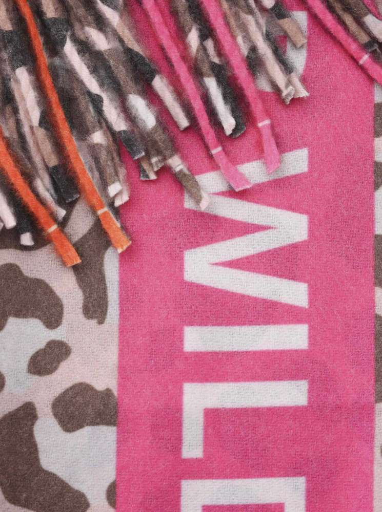 💕 Zwillingsherz Schal "Lissi" Beige Pink