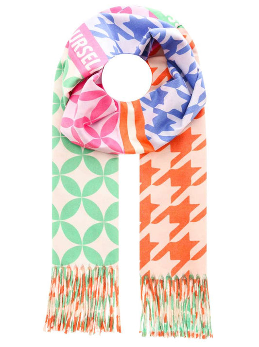 💕 Zwillingsherz Schal ZH "Mustermix Grafisch" Multi