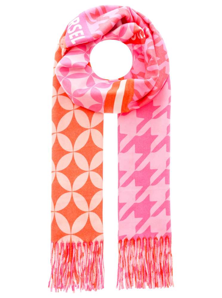 đź’• Zwillingsherz Schal ZH "Mustermix Grafisch" Rot