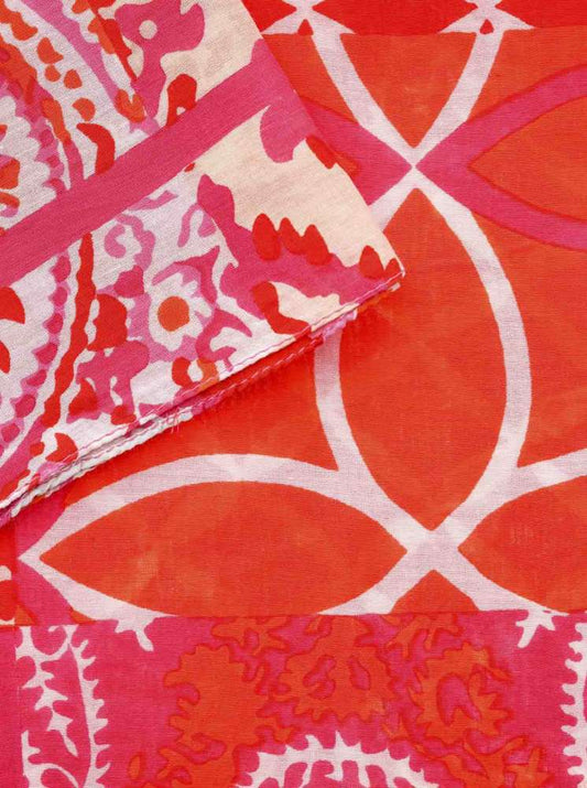 💕 Zwillingsherz Loop Schal Tuch "Patchwork Mix" Pink