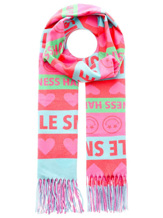 💕 Zwillingsherz Schal ZH "Rainbow Smile" Multi