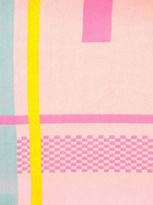 💕 Zwillingsherz Schal "Happiness" Rosa