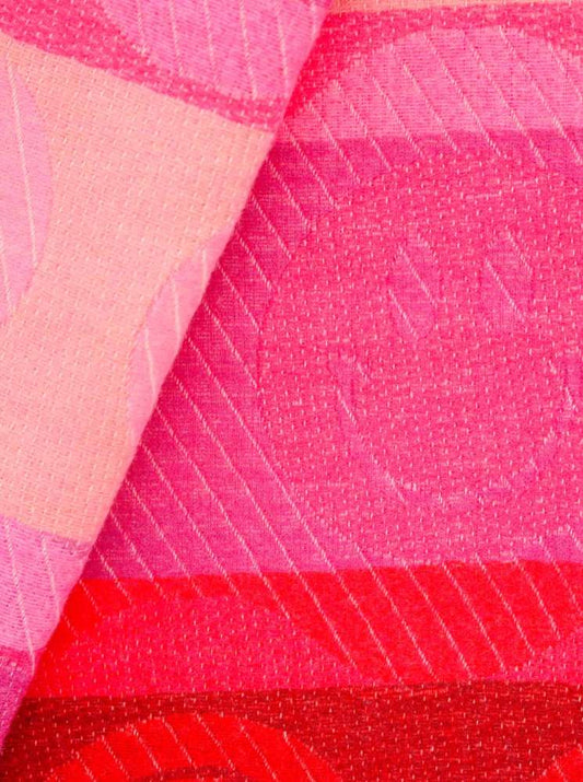 💕 Zwillingsherz SchalZH "Smile Face" Fuchsia