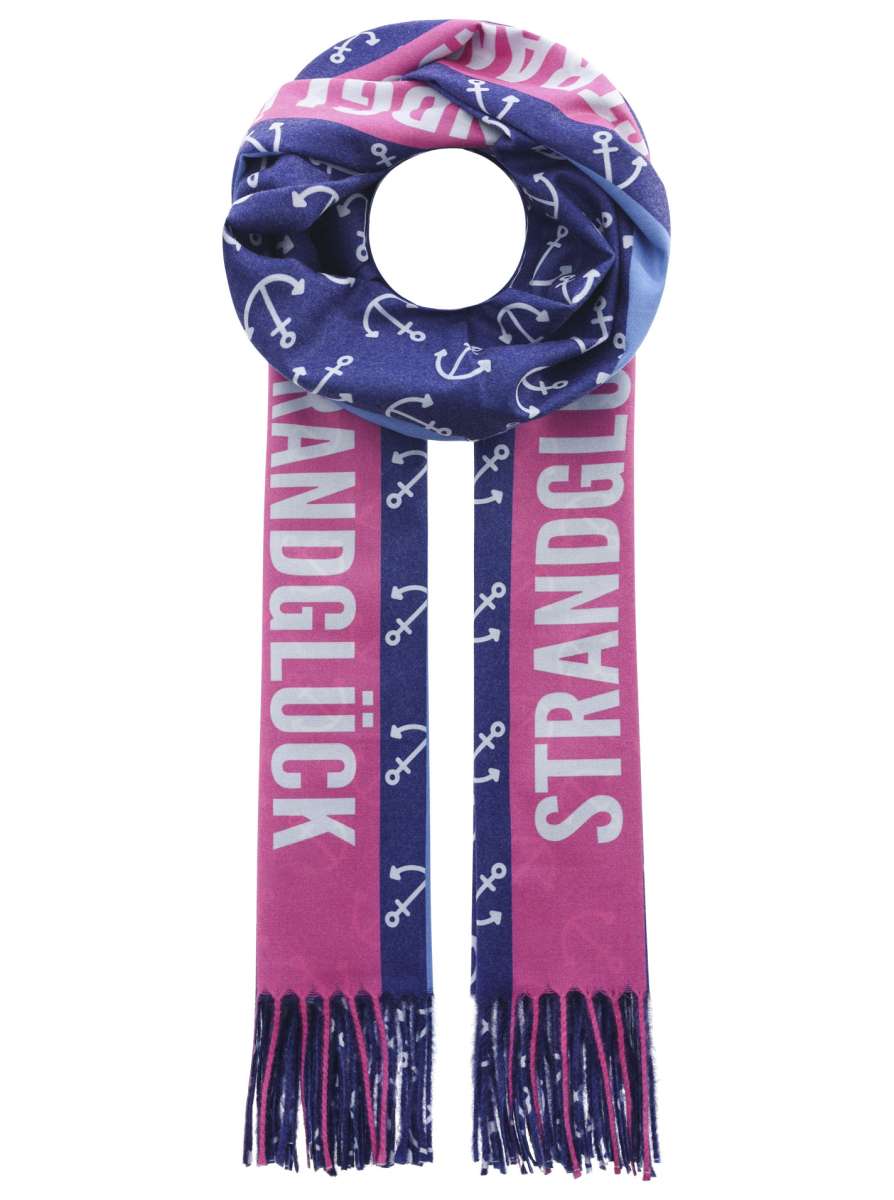 đź’• Zwillingsherz Schal "Valeria" Marine