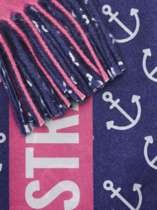 💕 Zwillingsherz Schal "Valeria" Marine