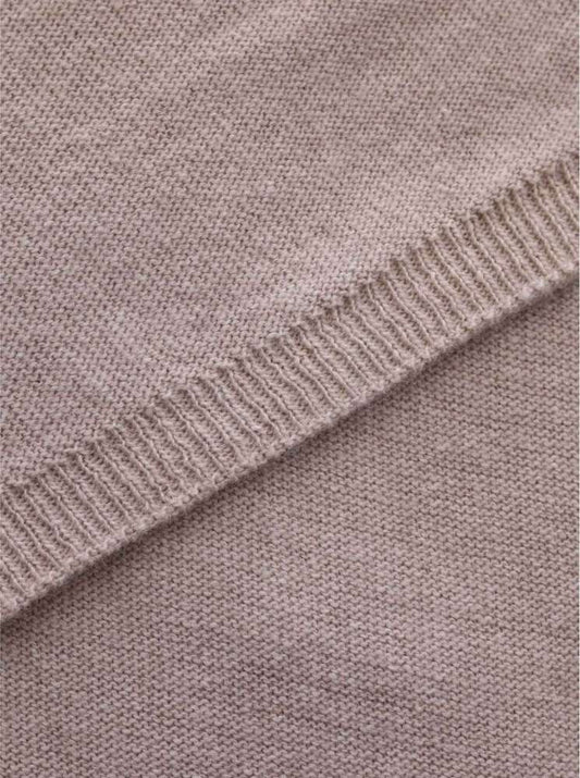 💕 Zwillingsherz Schal "Uni" Cashmere Wolle Kaschmir Beige