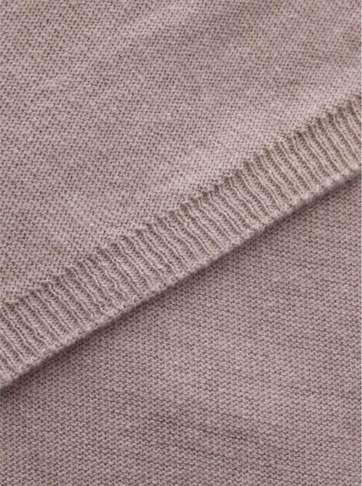 💕 Zwillingsherz Herren Schal "Uni" Cashmere Wolle Kaschmir Beige