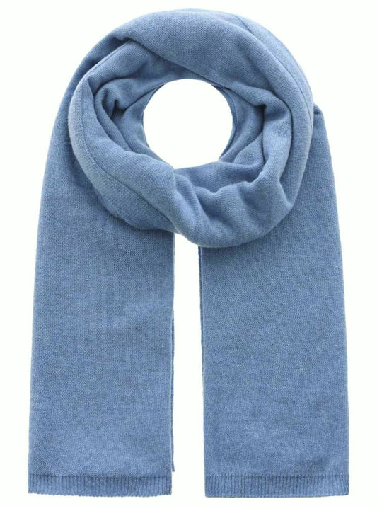 💕 Zwillingsherz Schal "Uni" Cashmere Wolle Kaschmir Jeansblau