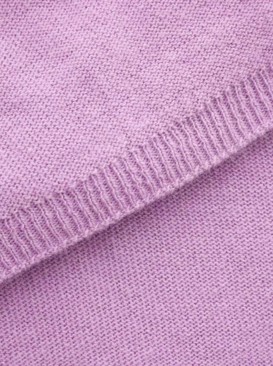💕 Zwillingsherz Schal "Uni" Cashmere Wolle Kaschmir Flieder
