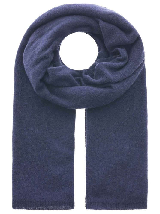 💕 Zwillingsherz Schal "Uni" Cashmere Wolle Kaschmir Navy