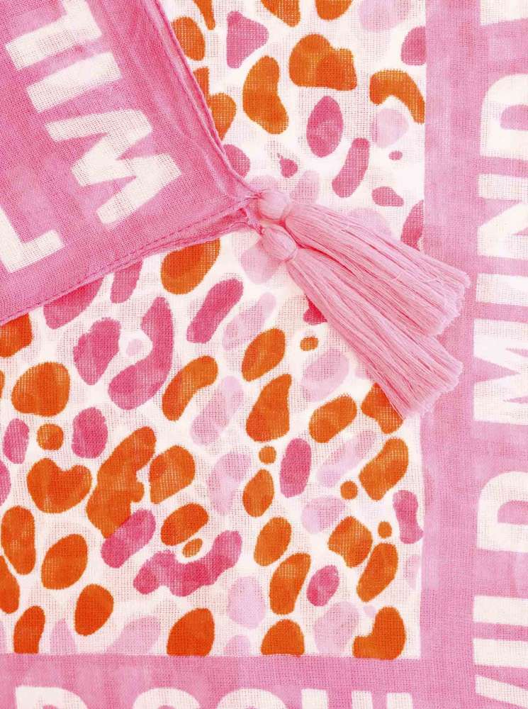 💕 Zwillingsherz Schal "Wild Mind" 100 % Viskose PInk