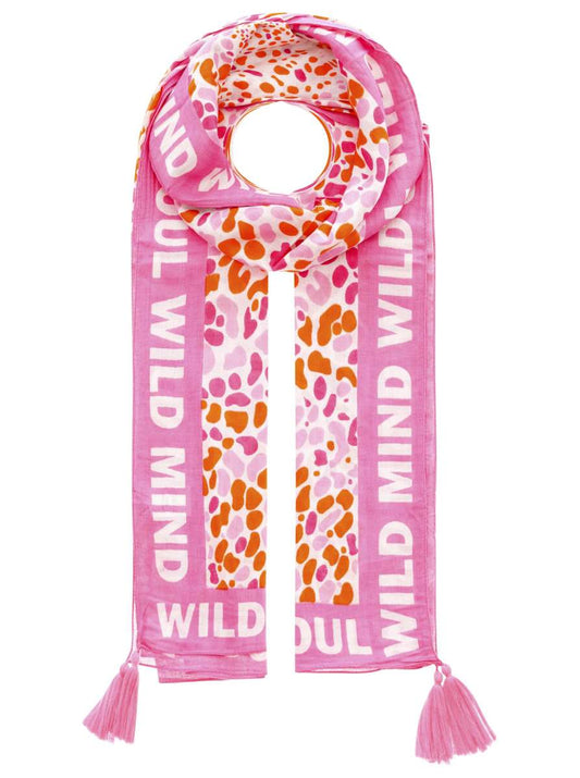 💕 Zwillingsherz Schal "Wild Mind" 100 % Viskose PInk