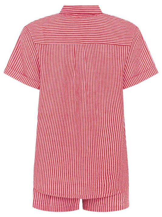💕 Zwillingsherz Set "Hemd Hose Kurz" Rot