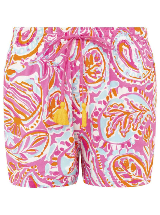 💕 Zwillingsherz Shorts "Summer Vibes" Hose Viskose Candy