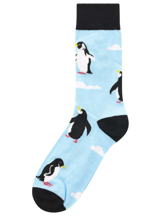 💕 Zwillingsherz Socken "Animal Pinguin" Hellblau