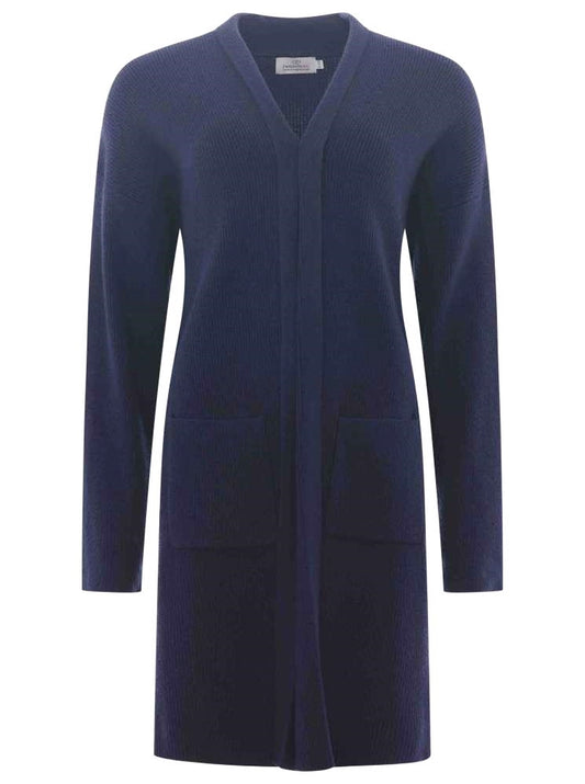 💕 Zwillingsherz Strickjacke "Pauleen" Viskose Navy