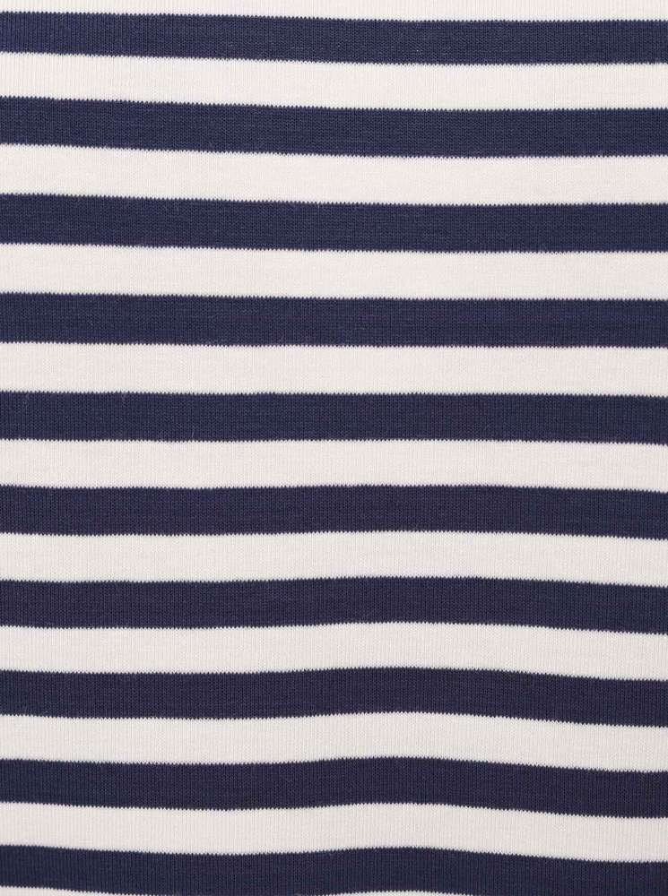💕 Zwillingsherz Shirt "Maritime Streifen" Viskose Navy
