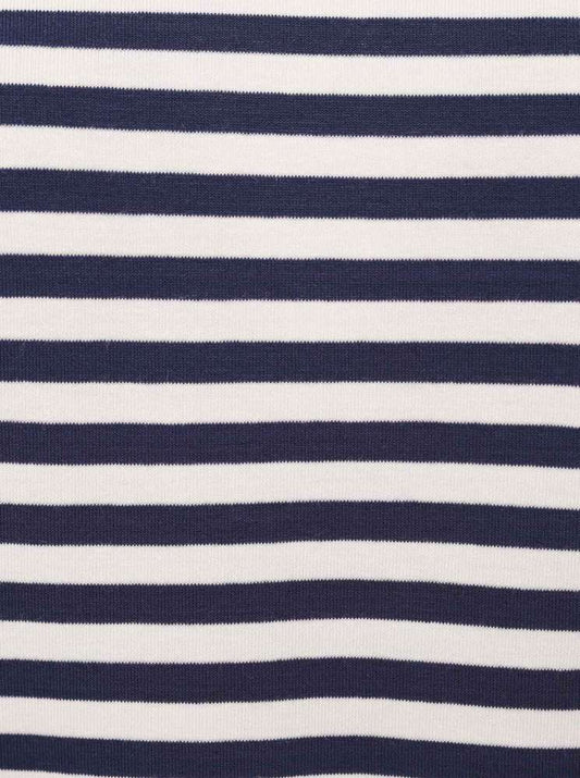 💕 Zwillingsherz Shirt "Maritime Streifen" Viskose Navy