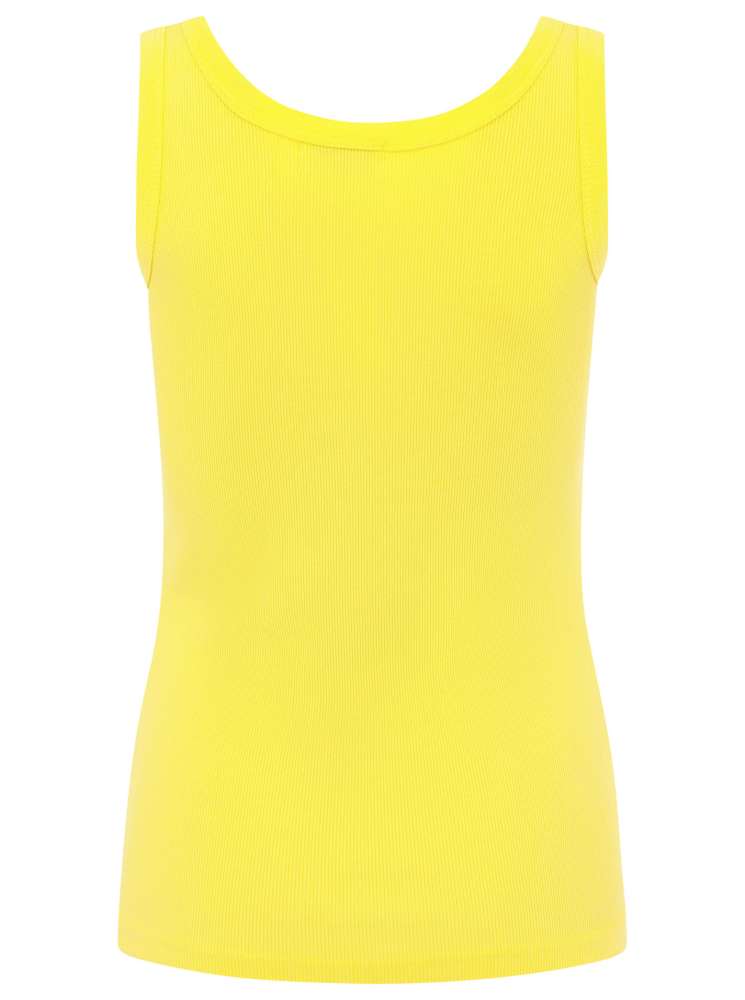 đź’• Zwillingsherz Top "Rippe" Tanktop Gelb
