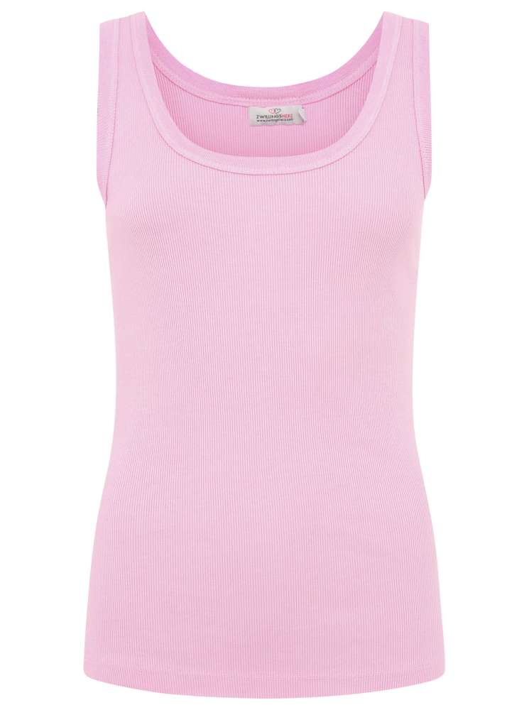 đź’• Zwillingsherz Top "Rippe" Tanktop Rosa
