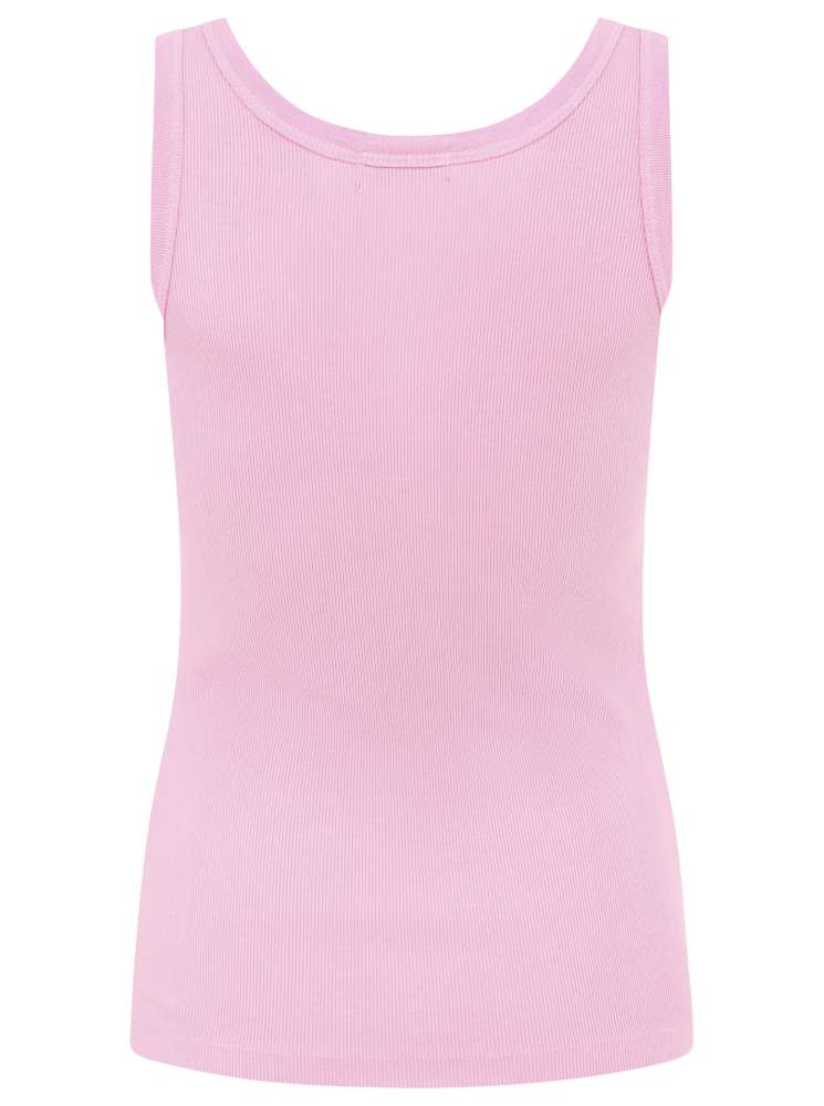 đź’• Zwillingsherz Top "Rippe" Tanktop Rosa