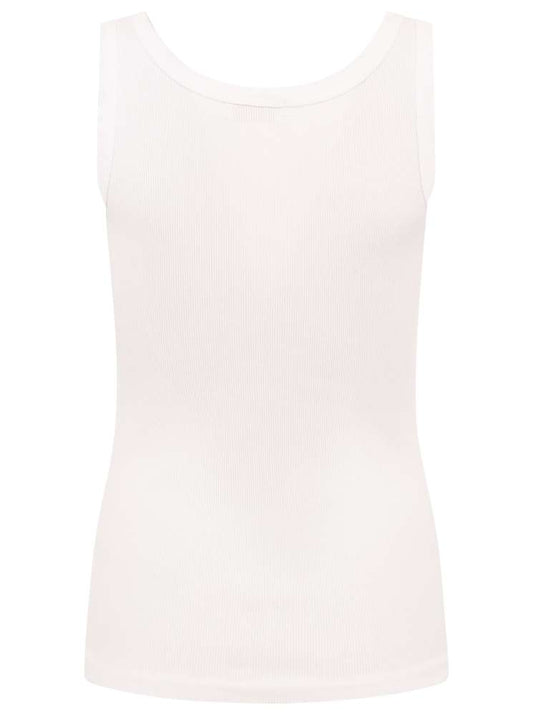 💕 Zwillingsherz Top "Rippe" Tanktop Weiß