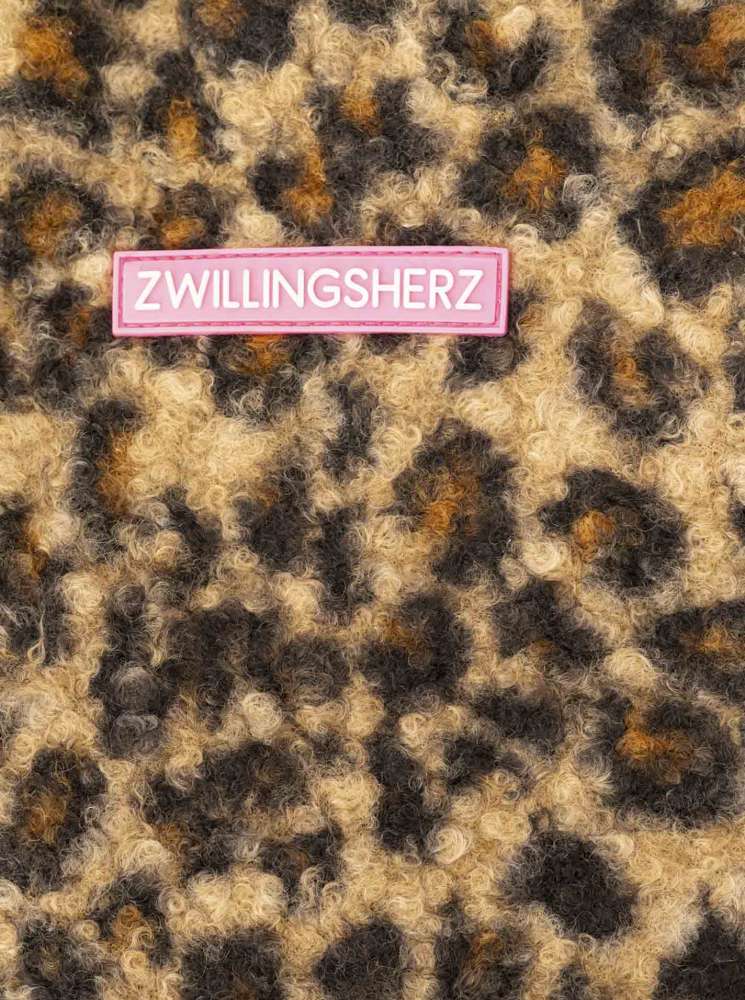 💕 Zwillingsherz Leo Shopper "Patch" Beige