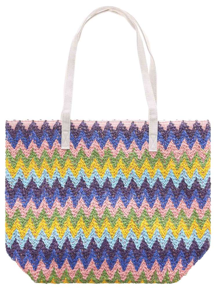 Tasche City Bag "Color Festival" Blau Gelb