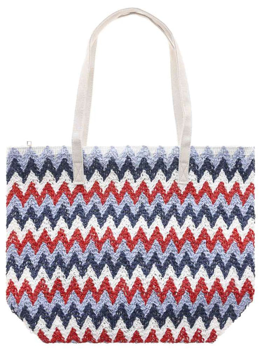 Tasche City Bag "Color Festival" Blau Rot