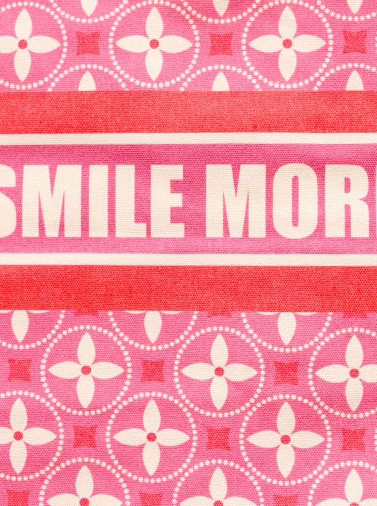 💕 Zwillingsherz Tasche Shopper "Smile More" Tote bag Pink