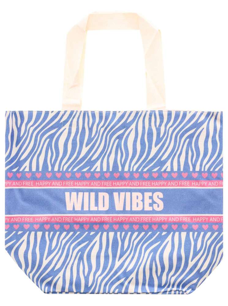 đź’• Zwillingsherz Tasche Shopper "Wild Vibes" Tote bag Blau