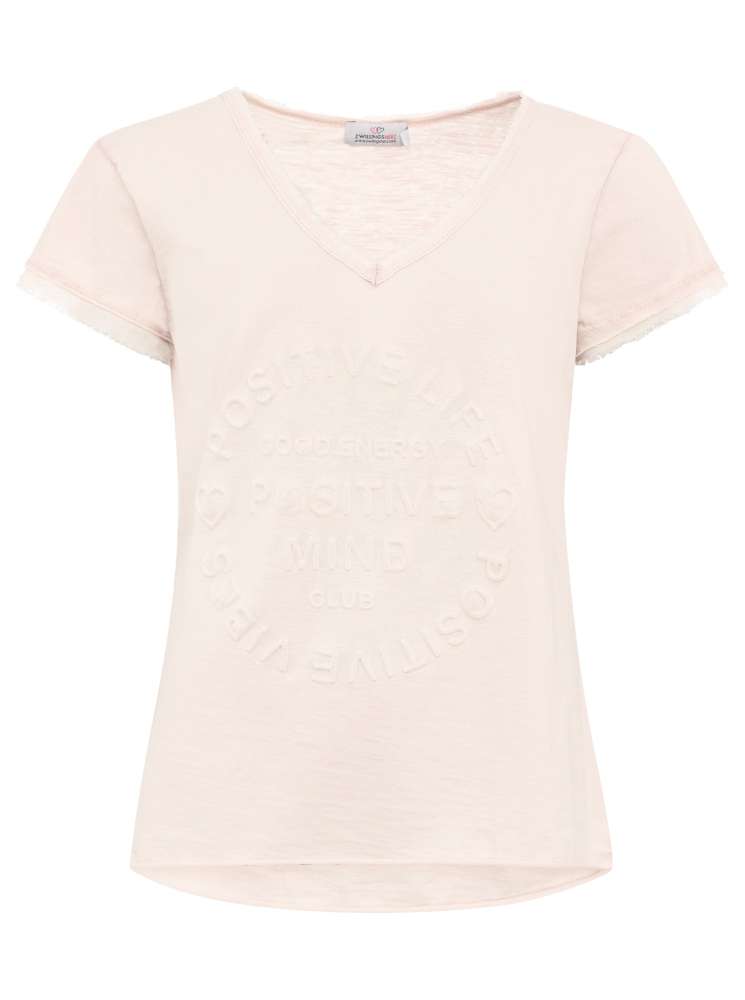 đź’• Zwillingsherz Shirt "Tail" Pastelllachs