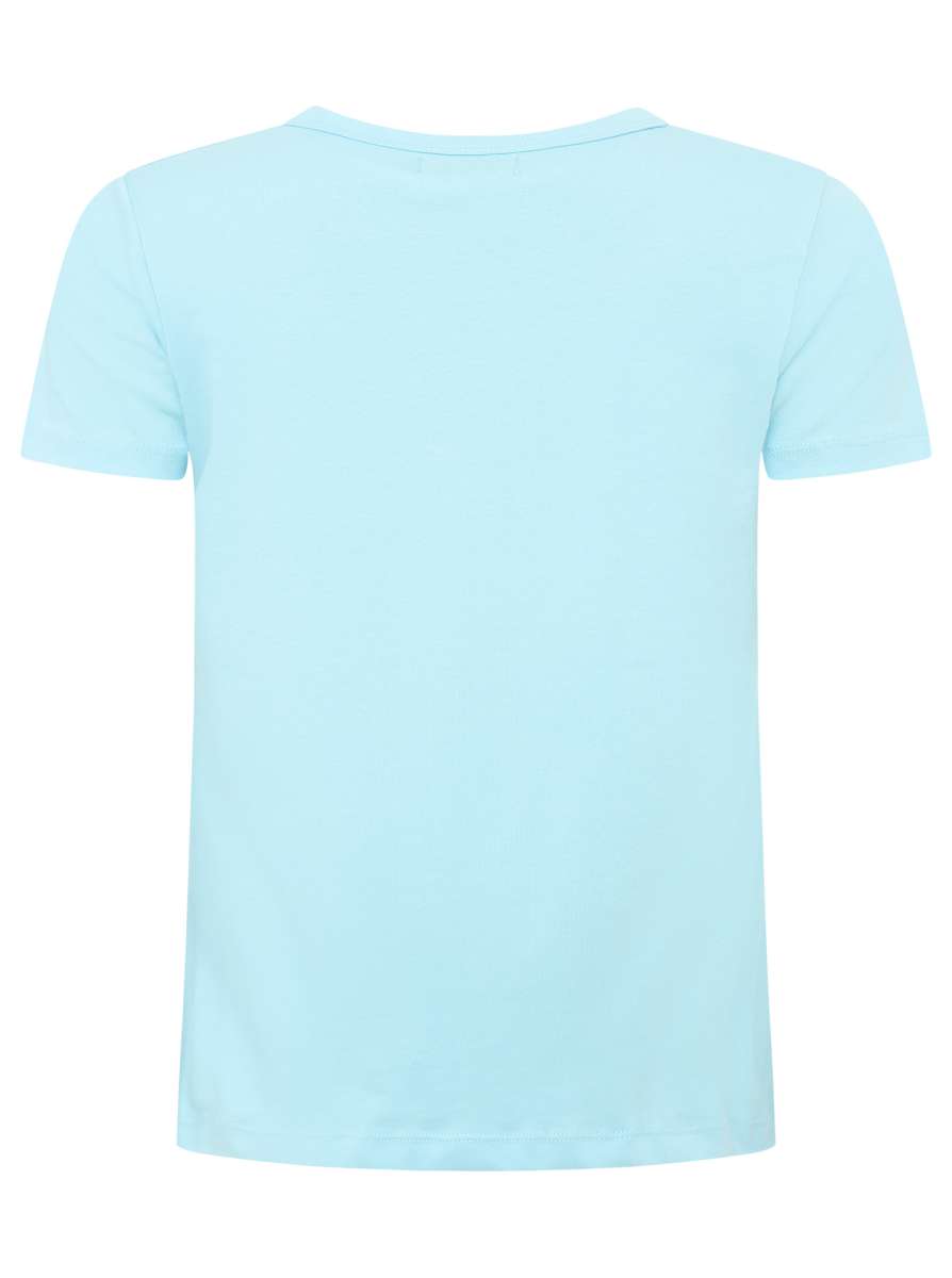 đź’• Zwillingsherz Shirt "Smile Everyday" Baumwolle Jersey TĂĽrkis