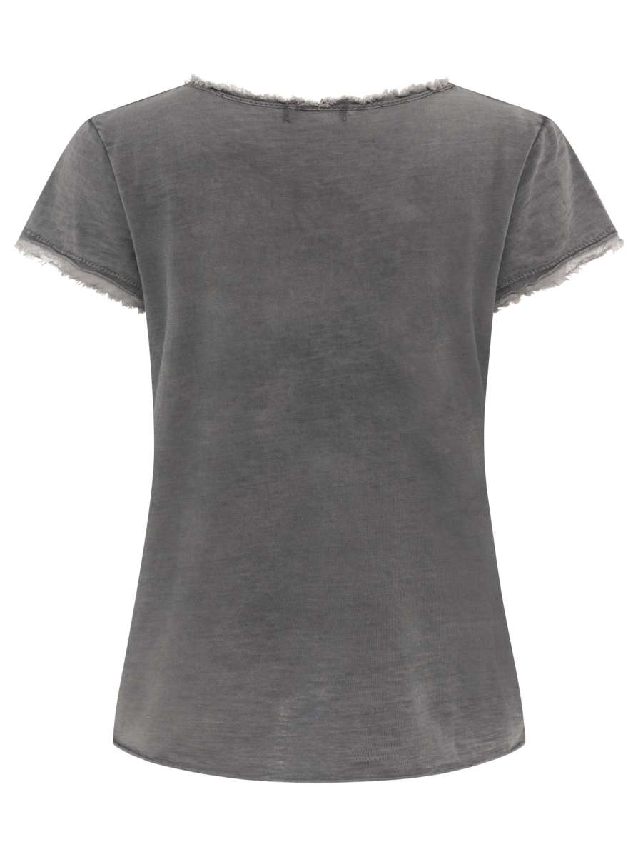 đź’• Zwillingsherz Shirt "Tail" Dunkelgrau