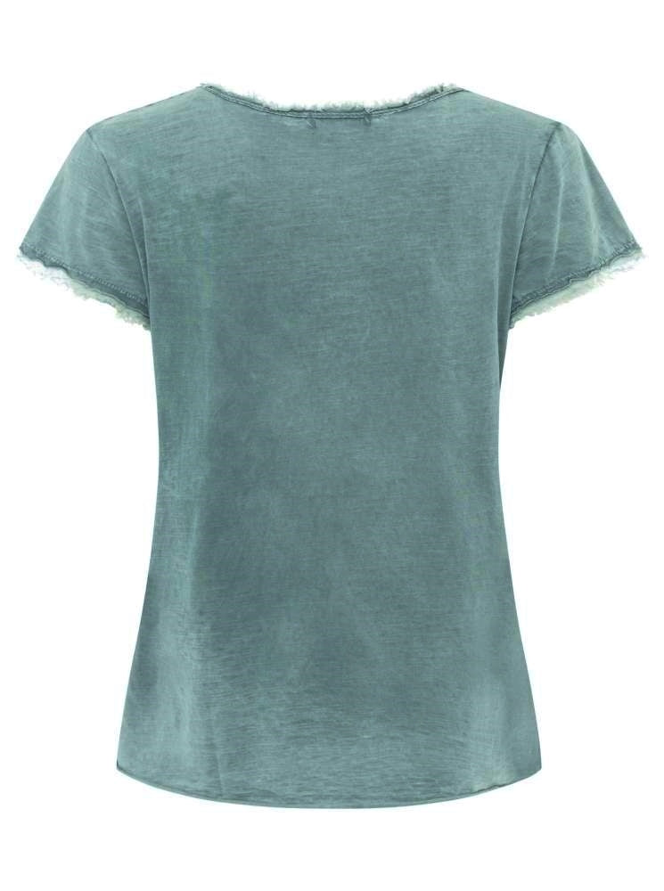 đź’• Zwillingsherz Shirt "Tail" Petrol