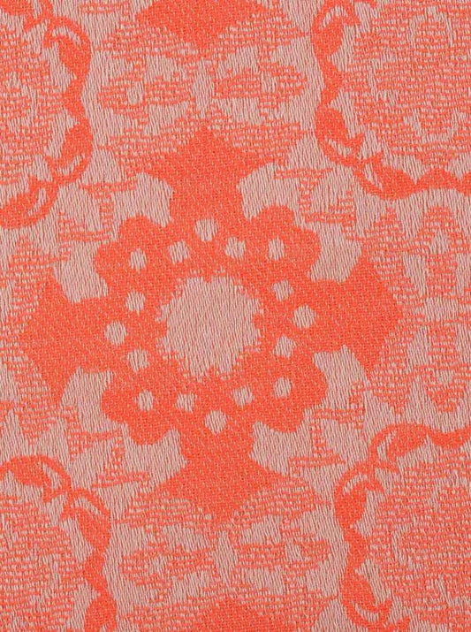 💕 Zwillingsherz Dreieckstuch Viereck "Benja" Wolle Orange