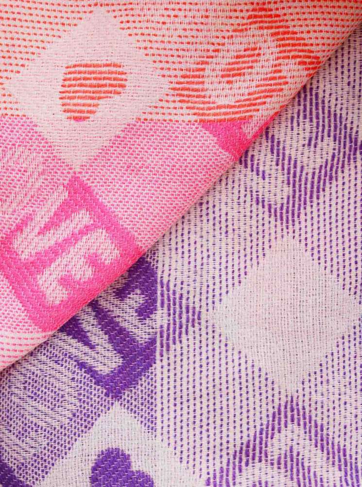 đź’• Zwillingsherz Dreieckstuch Viereck "Joulina" Multi