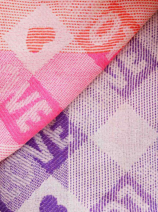 💕 Zwillingsherz Dreieckstuch Viereck "Joulina" Multi