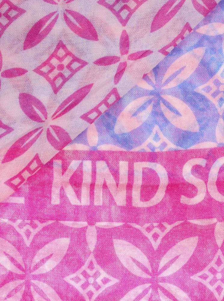 💕 Zwillingsherz Dreieckstuch Viereck "Kind Soul" Blau Pink