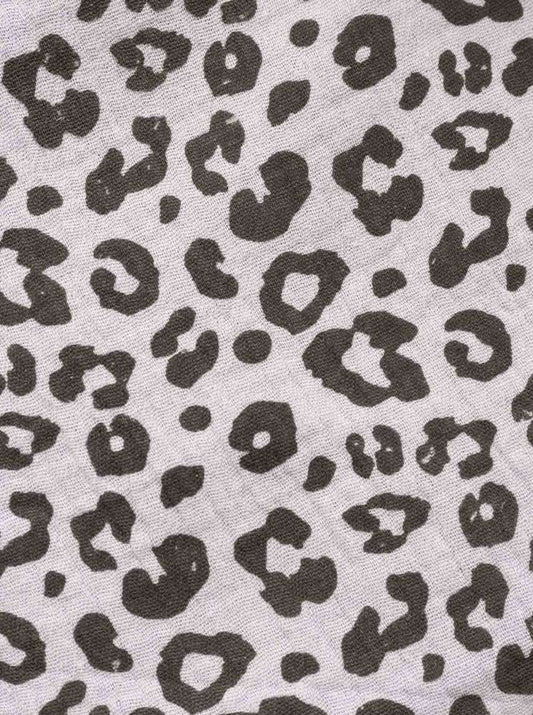 💕 Zwillingsherz Dreieckstuch "Leo & Colors" Musselin Viereck Grau