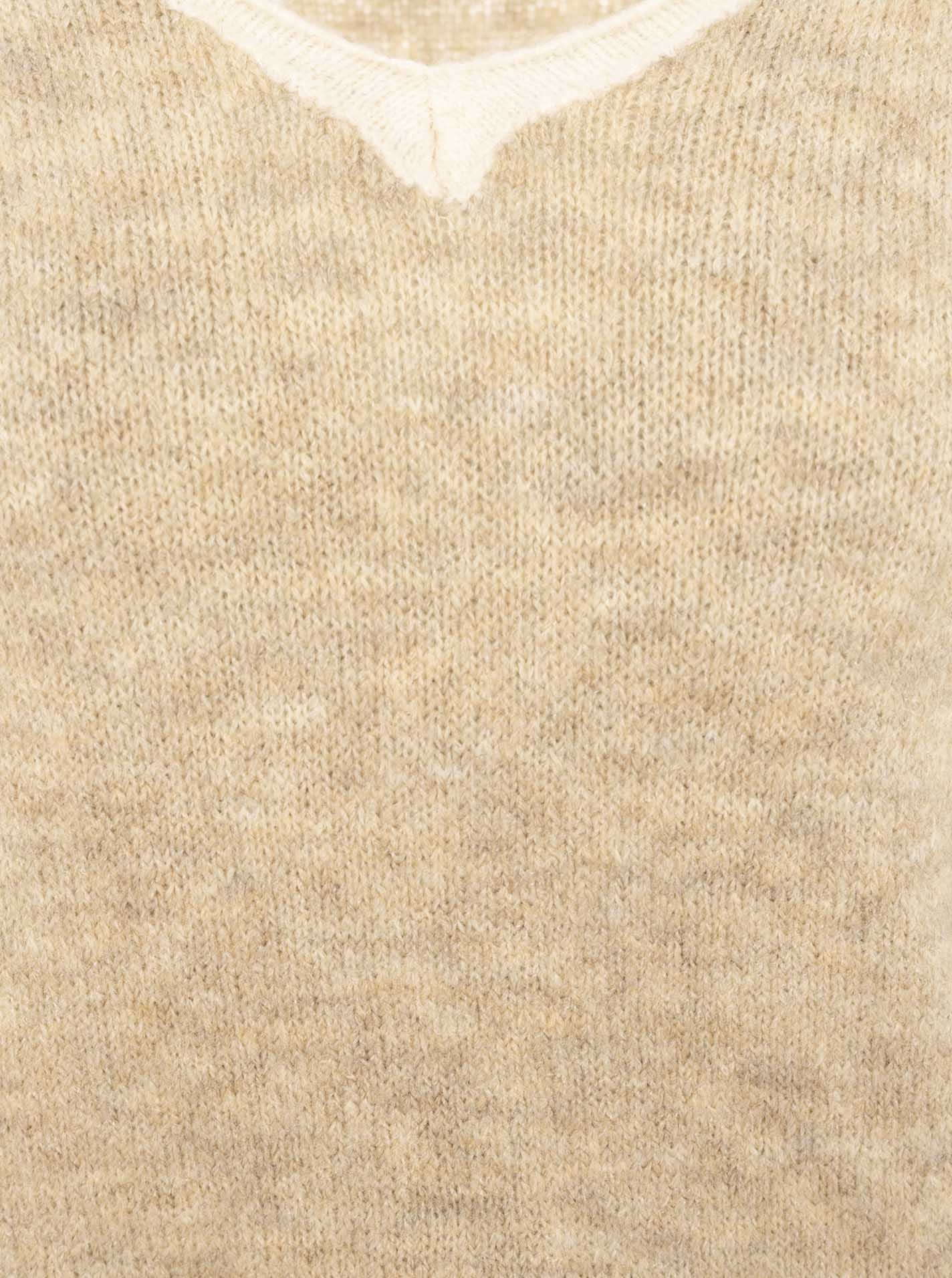 💕 Zwillingsherz V-Neck Pullover "Soft Basic" Beige