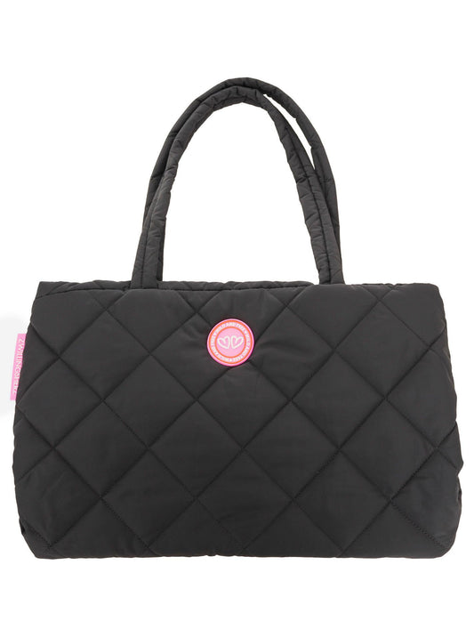 💕 Zwillingsherz Tasche Stepptasche "Wild and Free" Schwarz