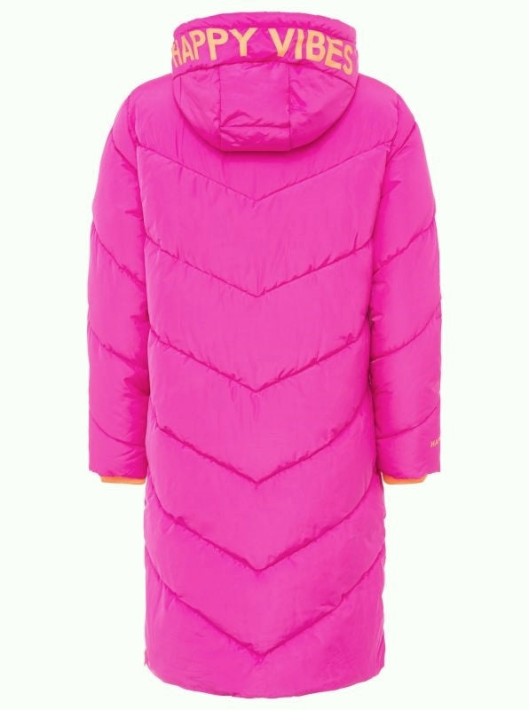 đź’• Zwillingsherz Steppmantel "Happy Vibes" Pink