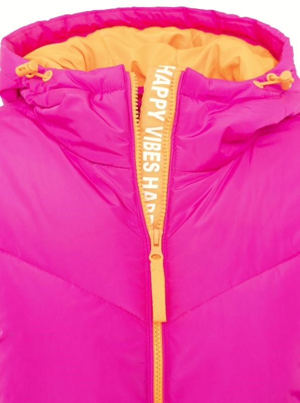 đź’• Zwillingsherz Steppmantel "Happy Vibes" Pink