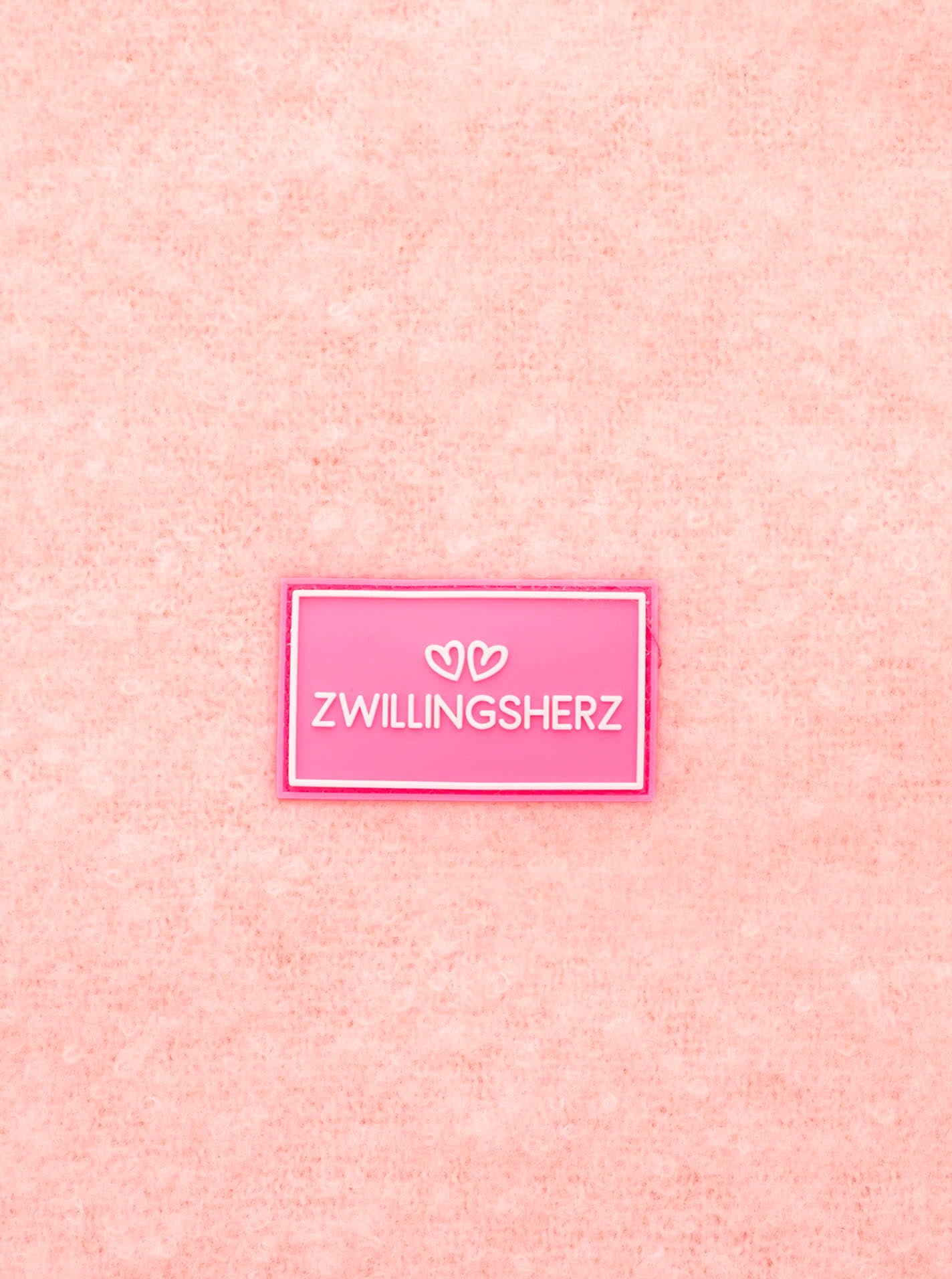 💕 Zwillingsherz Schal "Flauschig" Rosa